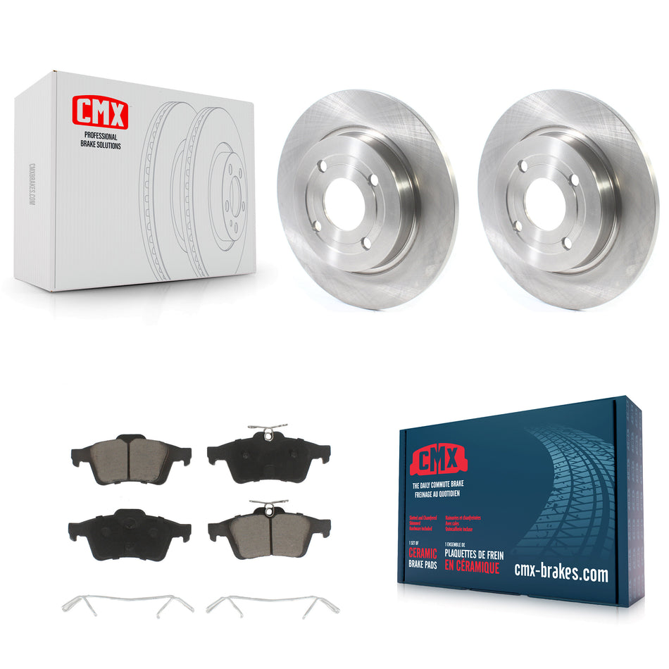 Rear Disc Brake Rotors And Ceramic Pads Kit For Ford EcoSport K8C-101740