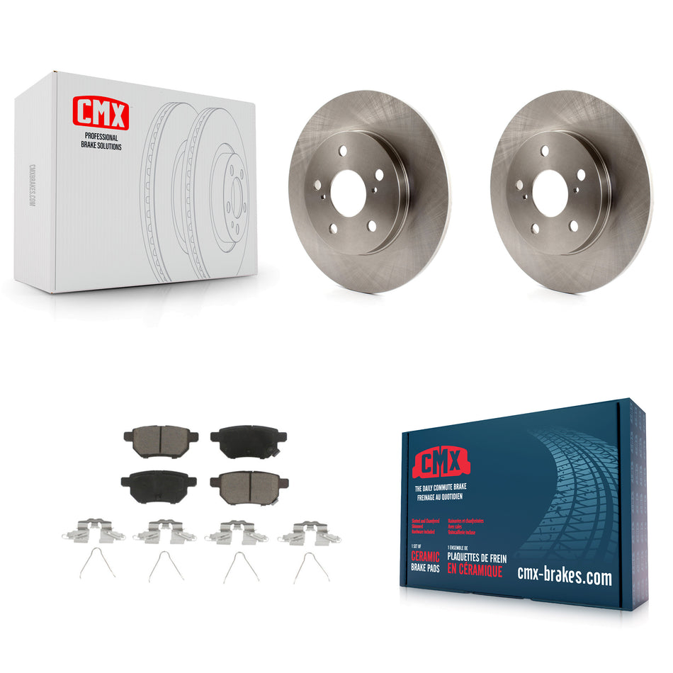 Rear Disc Brake Rotors And Ceramic Pads Kit For Scion xB Toyota Matrix Pontiac Vibe Corolla iM K8C-101765