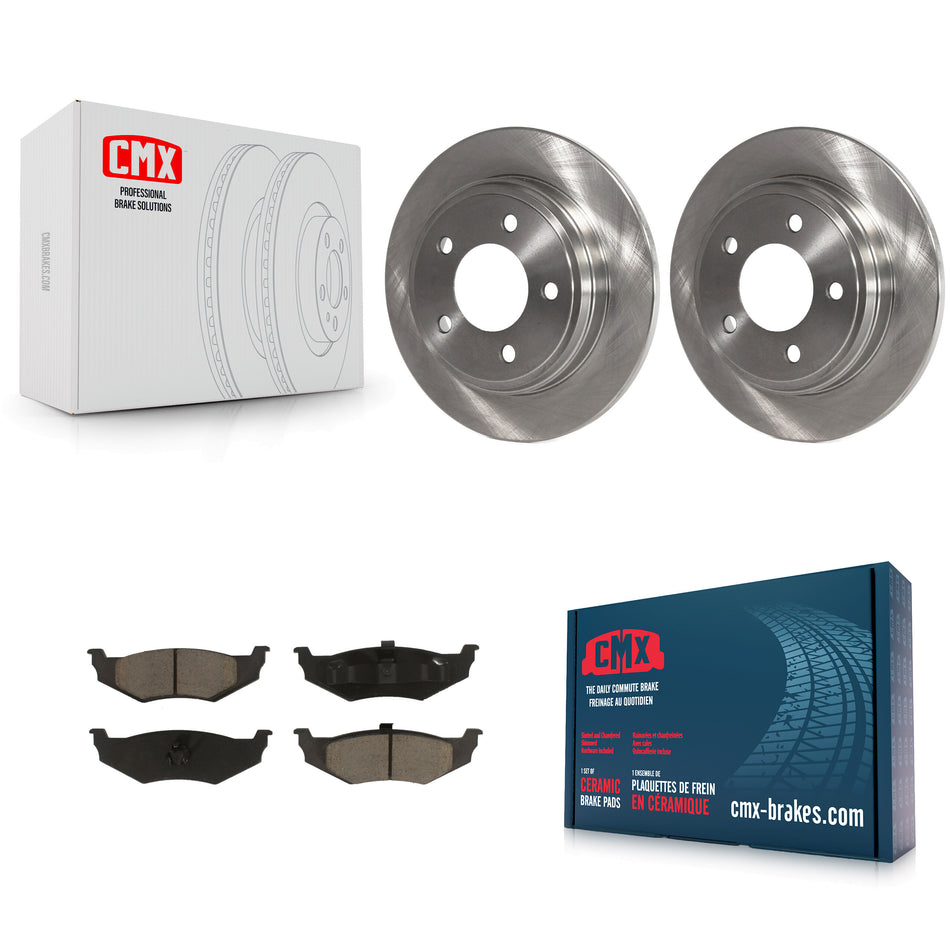 Rear Disc Brake Rotors And Ceramic Pads Kit For Chrysler Dodge Intrepid 300M Concorde LHS Eagle Vision New Yorker K8C-101798