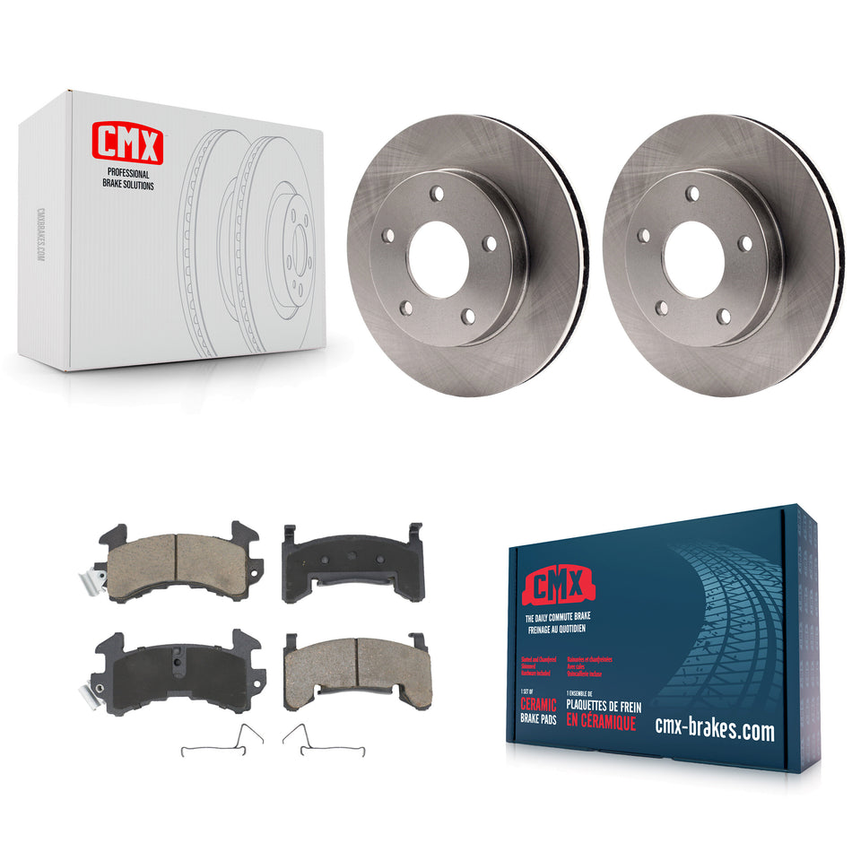 Rear Disc Brake Rotors And Ceramic Pads Kit For Cadillac Eldorado Buick Riviera Seville Oldsmobile Toronado K8C-101800