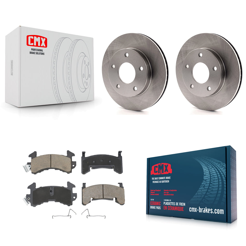 Rear Disc Brake Rotors And Ceramic Pads Kit For Cadillac Eldorado Buick Riviera Seville Oldsmobile Toronado K8C-101800