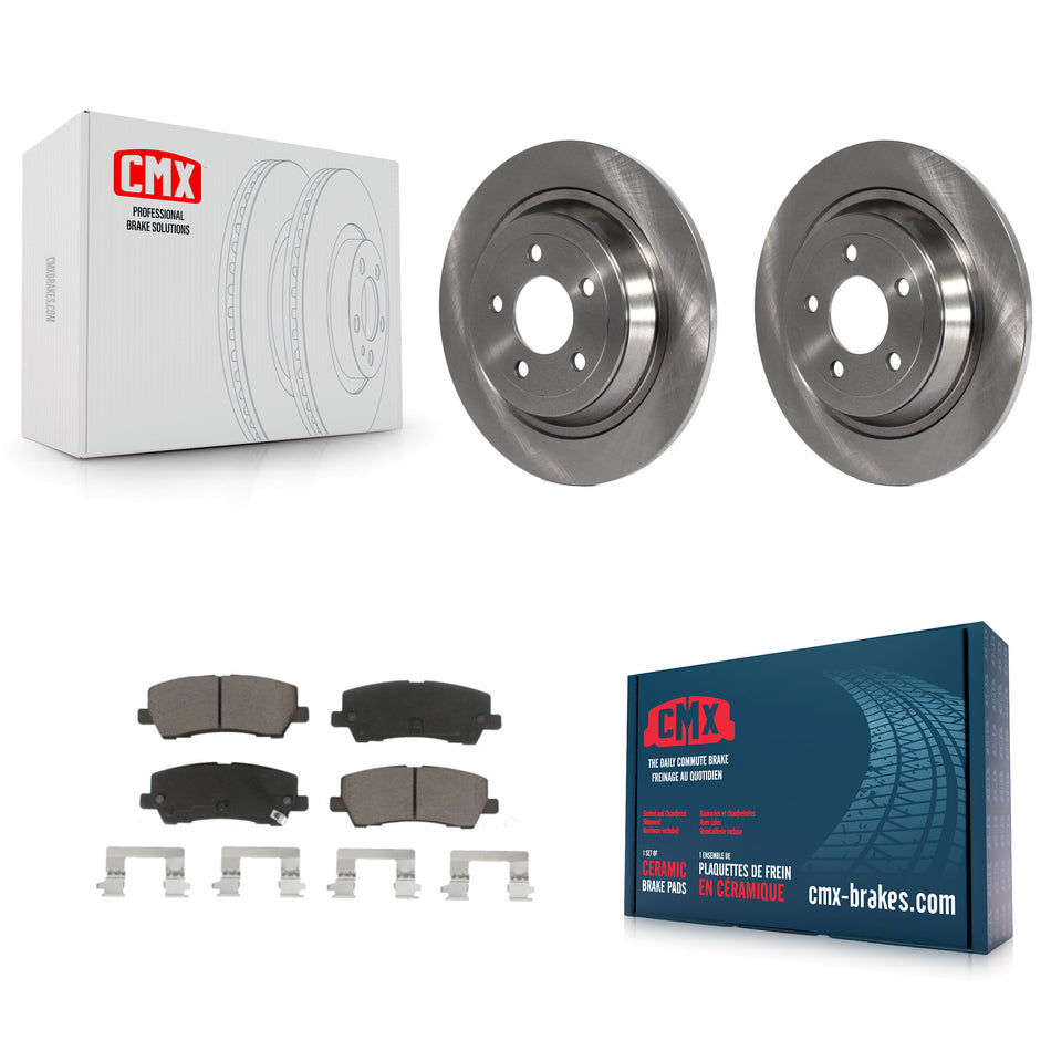 Rear Disc Brake Rotors And Ceramic Pads Kit For Ford Mustang K8C-101803