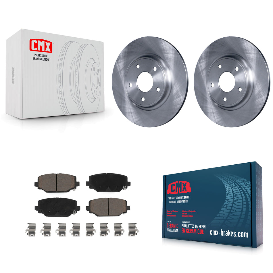 Rear Disc Brake Rotors And Ceramic Pads Kit For Dodge Grand Caravan Journey Chrysler Town & Country Ram C/V Volkswagen Routan K8C-101840