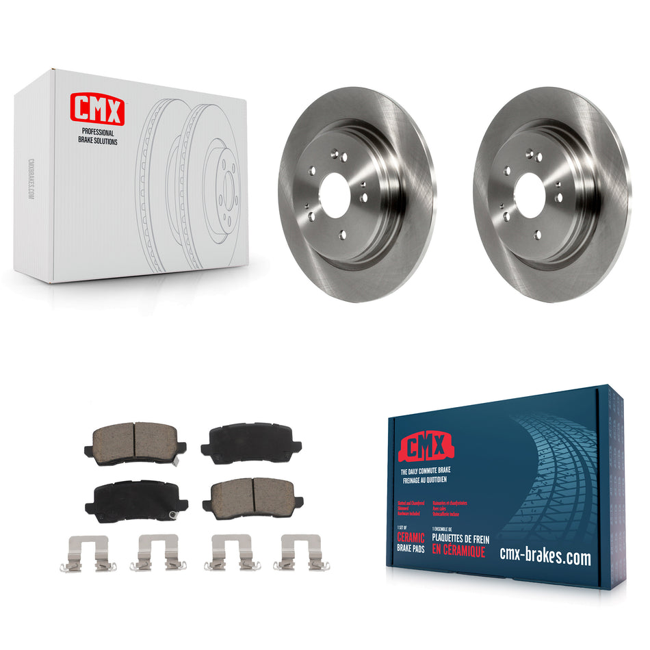 Rear Disc Brake Rotors And Ceramic Pads Kit For 2015-2020 Acura TLX K8C-101864