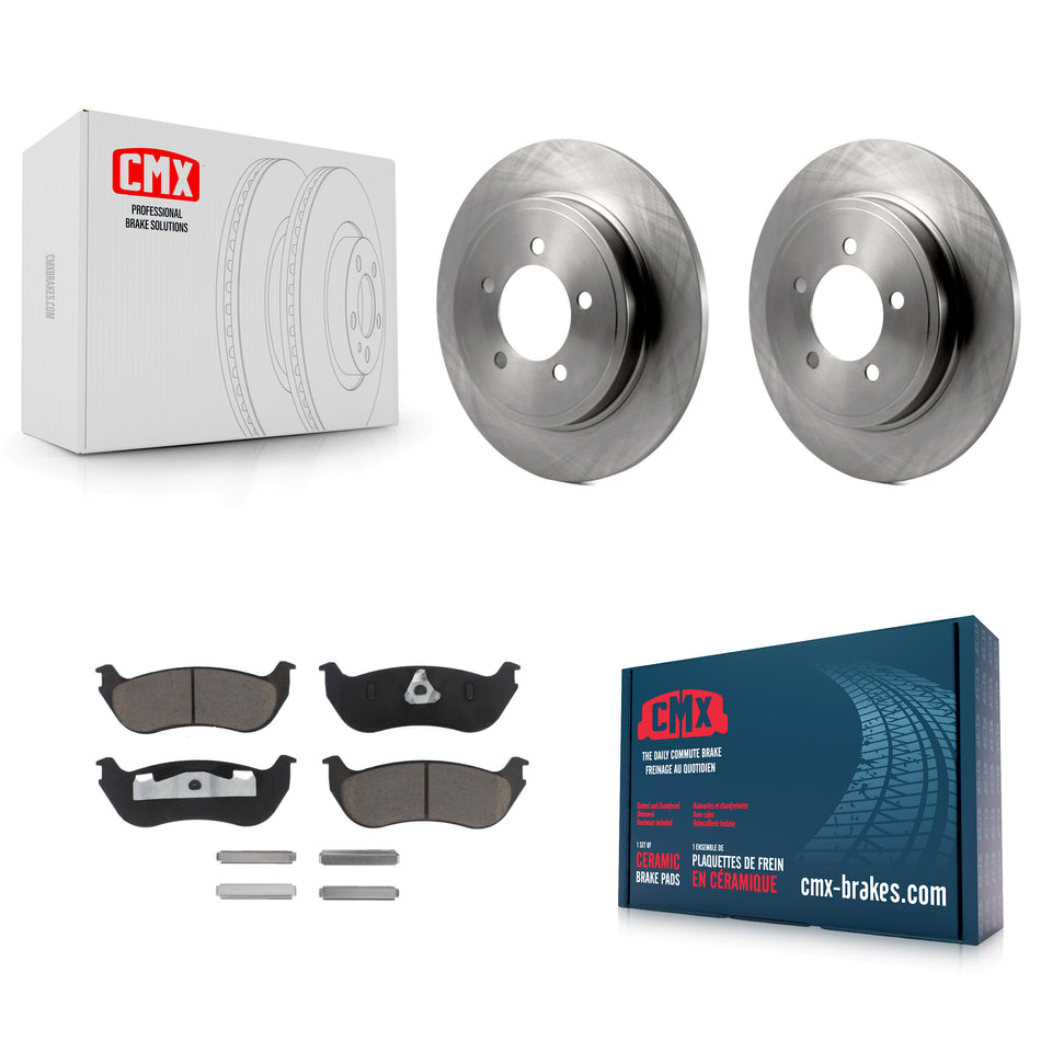 Rear Disc Brake Rotors And Ceramic Pads Kit For Ford Explorer Mercury Mountaineer K8C-101885