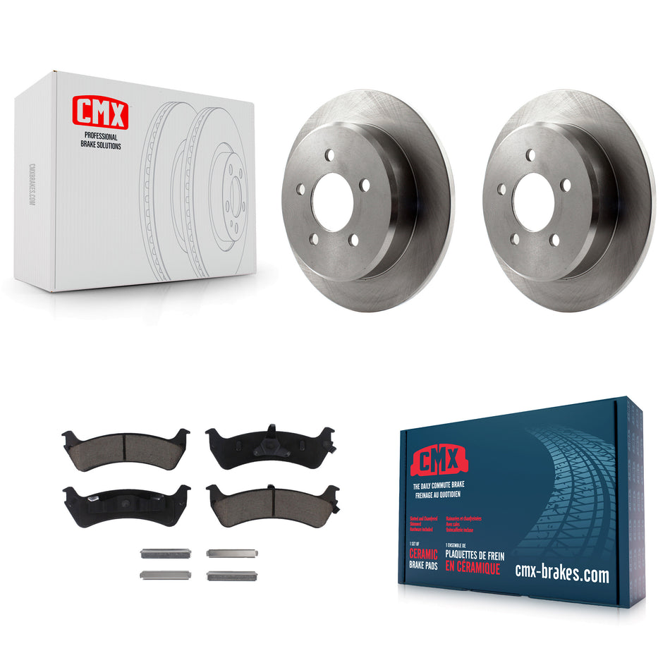 Rear Disc Brake Rotors And Ceramic Pads Kit For Ford Ranger Explorer Mercury Mountaineer Sport K8C-101904