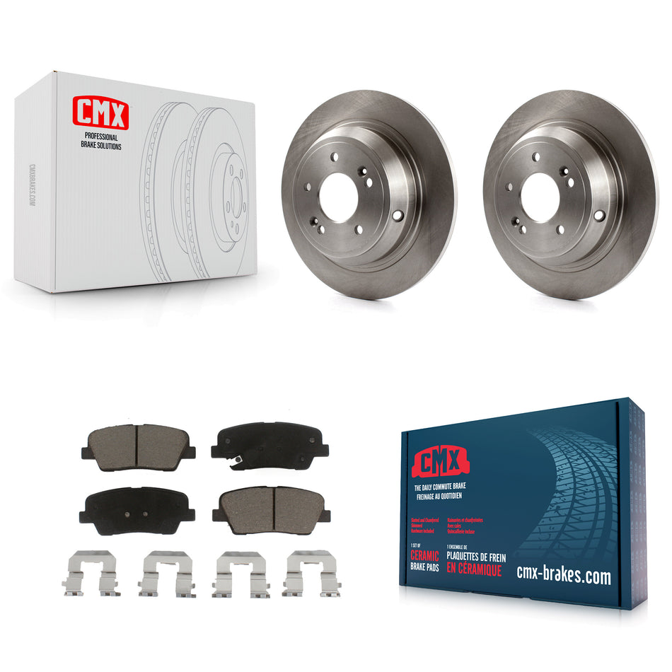 Rear Disc Brake Rotors And Ceramic Pads Kit For Hyundai Genesis K8C-101915