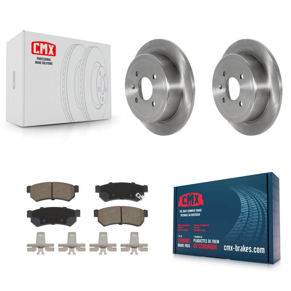 Rear Disc Brake Rotors And Ceramic Pads Kit For Chevrolet Spark EV K8C-101917
