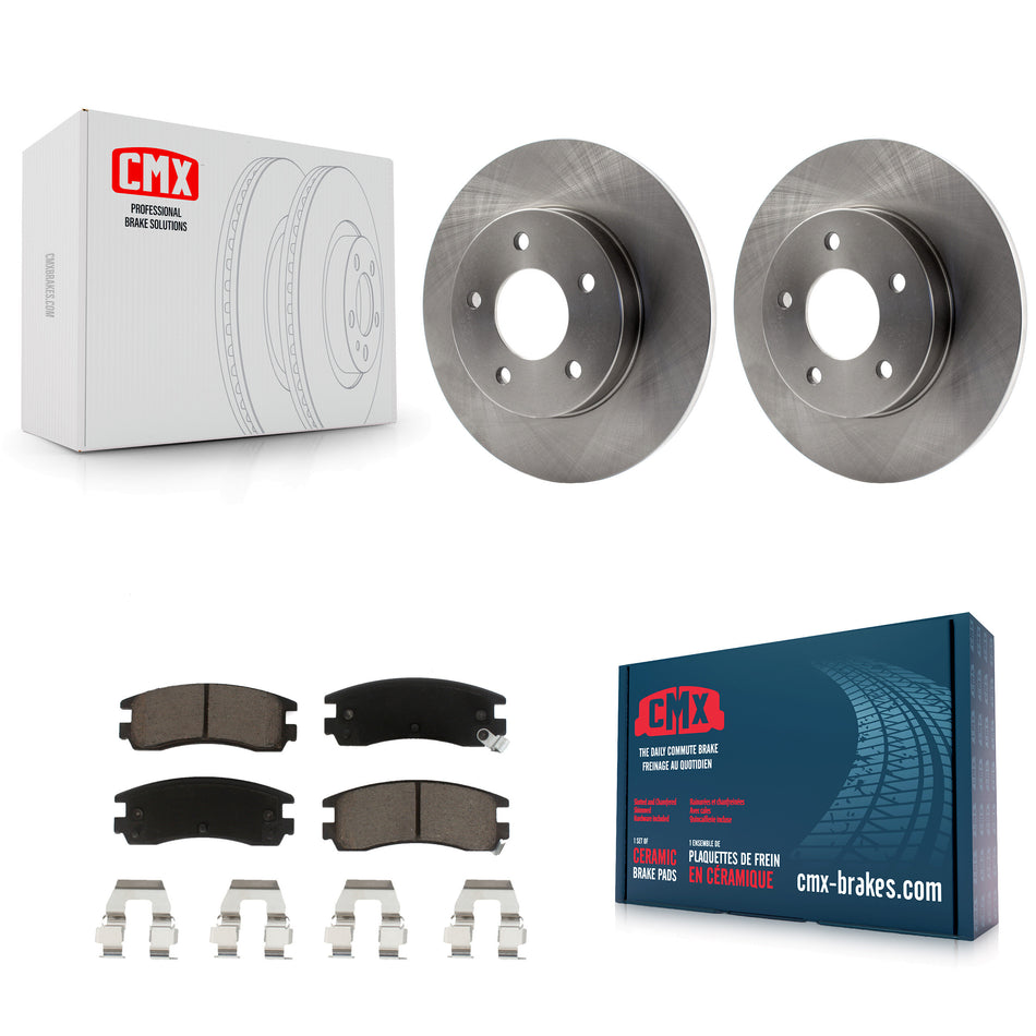 Rear Disc Brake Rotors And Ceramic Pads Kit For Cadillac DeVille Buick Park Avenue Eldorado Seville Riviera Oldsmobile Aurora Allante Toronado K8C-101966