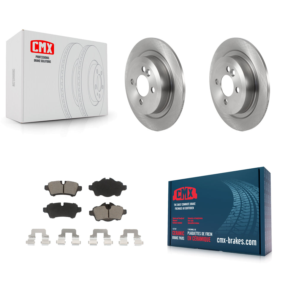 Rear Disc Brake Rotors And Ceramic Pads Kit For Mini Cooper K8C-101996