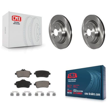 Rear Brake Rotors & Ceramic Pad Kit For Mercedes-Benz ML350 GLE400 GLE350 GLE43 AMG ML400 K8C-102020