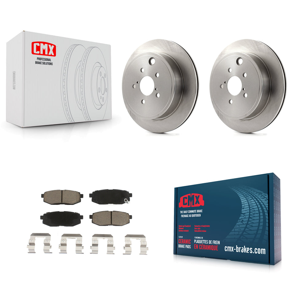 Rear Disc Brake Rotors And Ceramic Pads Kit For Subaru Outback Legacy Scion FR-S BRZ Toyota 86 K8C-102028