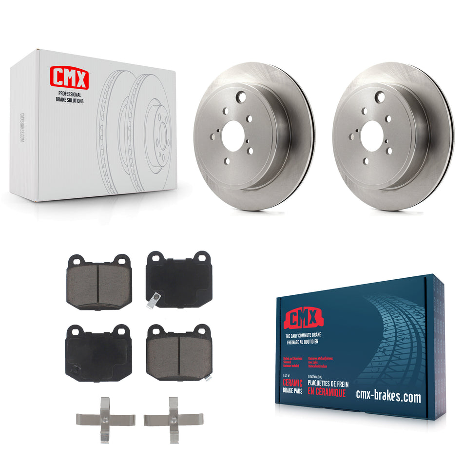 Rear Disc Brake Rotors And Ceramic Pads Kit For Subaru BRZ K8C-102029