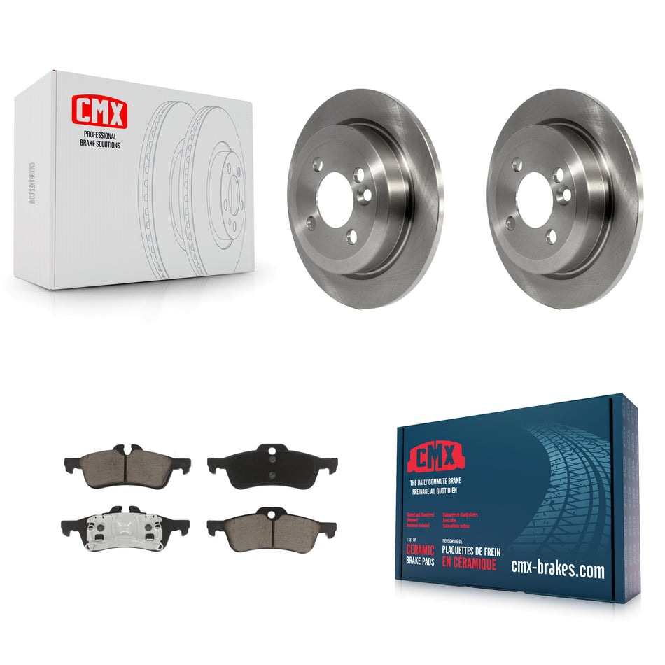 Rear Disc Brake Rotors And Ceramic Pads Kit For Mini Cooper K8C-102095