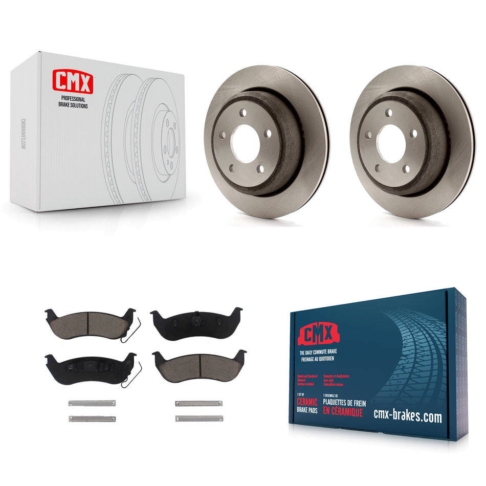 Rear Disc Brake Rotors And Ceramic Pads Kit For Ford Ranger Mazda B2300 B4000 K8C-102113