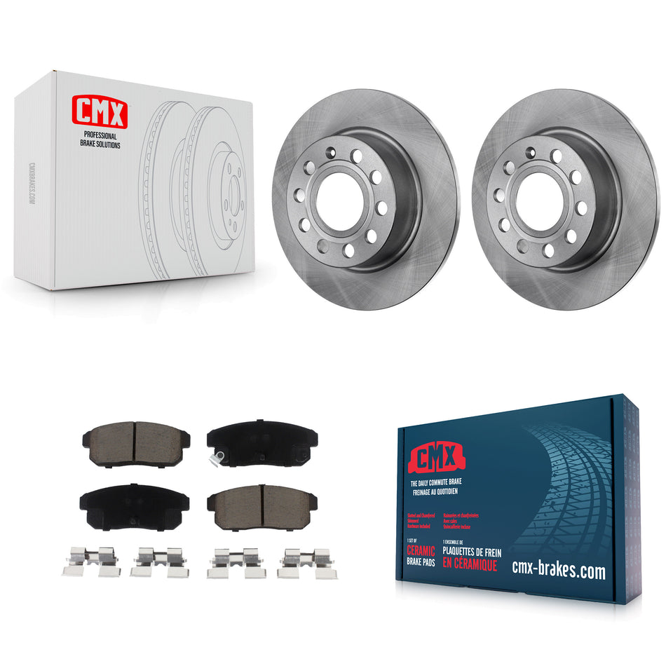 Rear Disc Brake Rotors And Ceramic Pads Kit For Nissan Maxima INFINITI I35 I30 K8C-102138