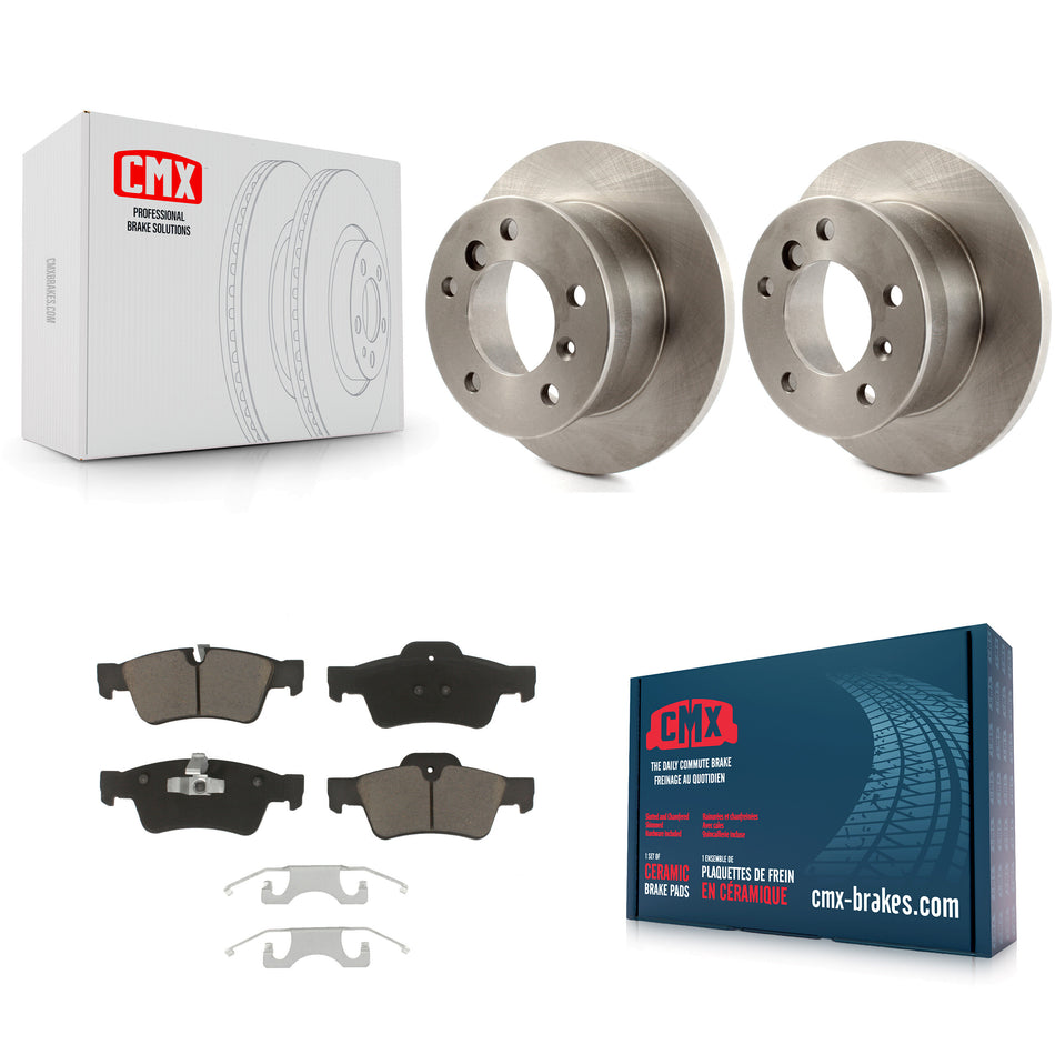 Rear Disc Brake Rotors And Ceramic Pads Kit For Mercedes-Benz G55 AMG K8C-102140