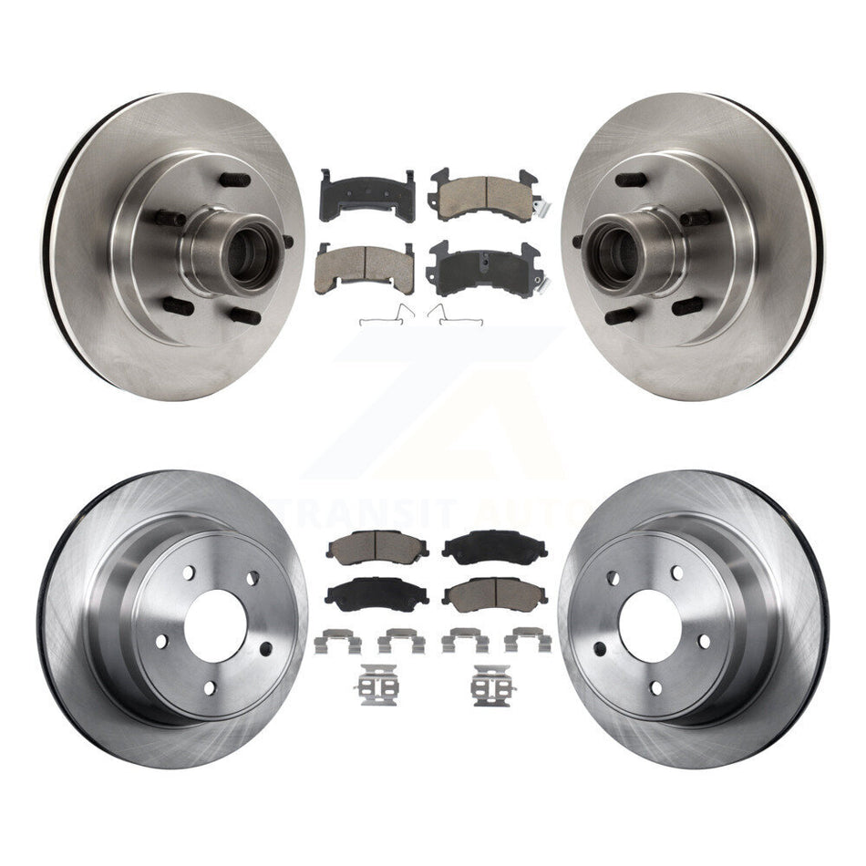 Front Rear Disc Brake Rotors And Ceramic Pads Kit For Chevrolet S10 Blazer GMC Sonoma Jimmy Isuzu Hombre K8C-102622