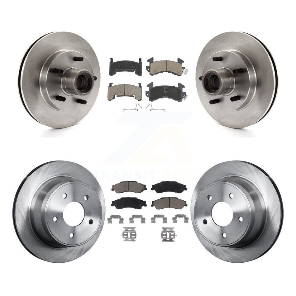 Front Rear Disc Brake Rotors And Ceramic Pads Kit For Chevrolet S10 Blazer GMC Sonoma Jimmy Isuzu Hombre K8C-102622