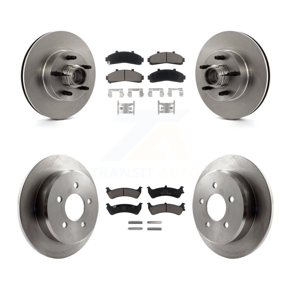 Front Rear Disc Brake Rotors And Ceramic Pads Kit For Ford Ranger Explorer Mercury Mountaineer K8C-102630