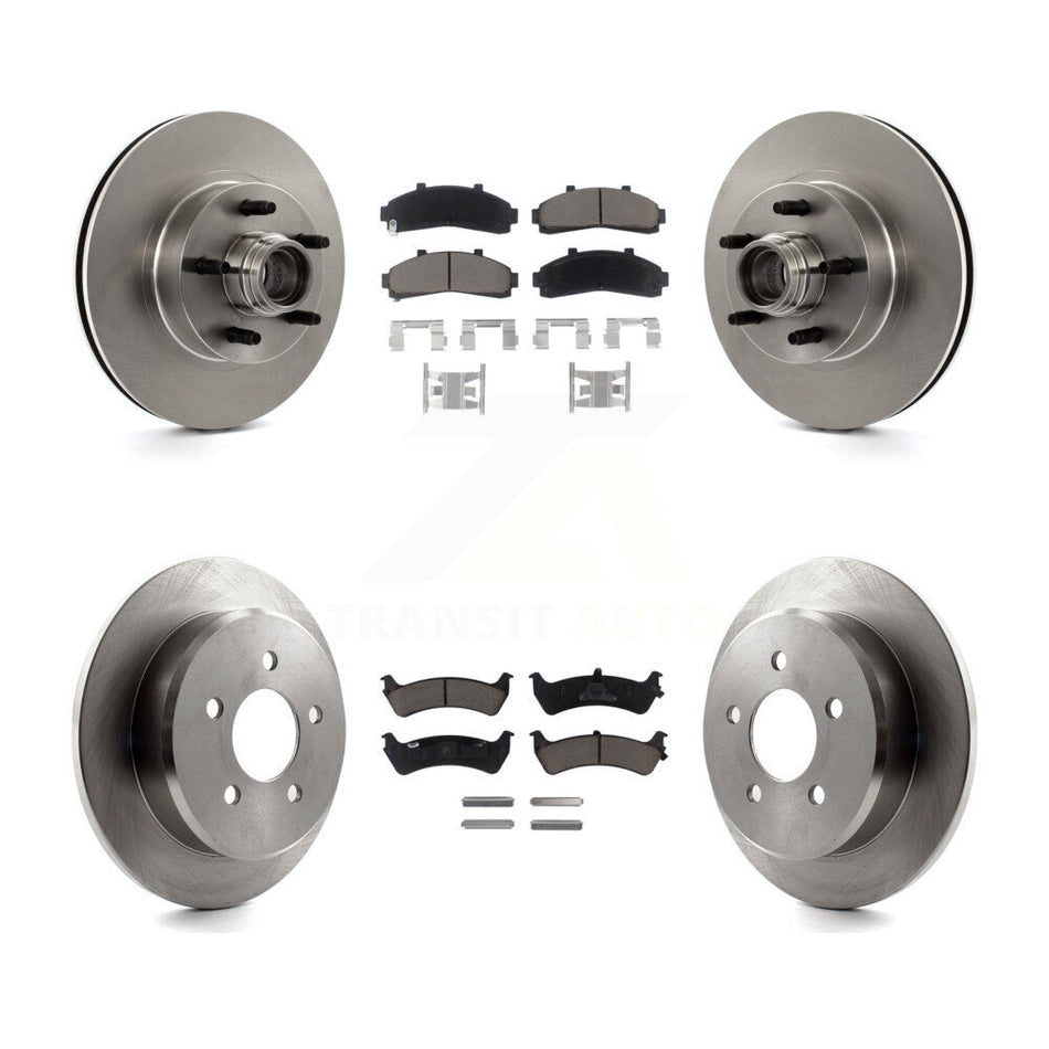 Front Rear Disc Brake Rotors And Ceramic Pads Kit For Ford Ranger Explorer Mercury Mountaineer K8C-102630