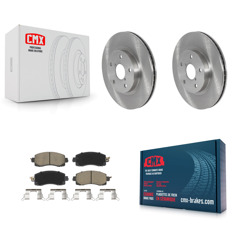 Front Disc Brake Rotors And Ceramic Pads Kit For Subaru Forester K8C-102985