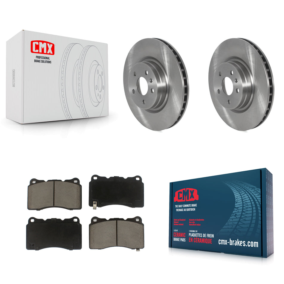 Front Disc Brake Rotors And Ceramic Pads Kit For Tesla S X K8C-102986