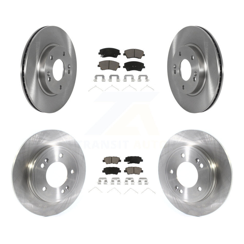 Front Rear Disc Brake Rotors And Ceramic Pads Kit For Kia Niro Hyundai Ioniq K8C-102998