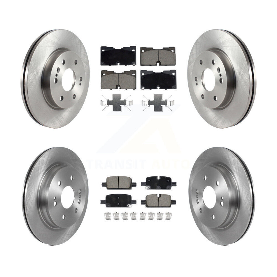 Front Rear Brake Rotor & Ceramic Pad Kit For Chevrolet GMC Silverado 1500 Sierra Yukon XL K8C-103041