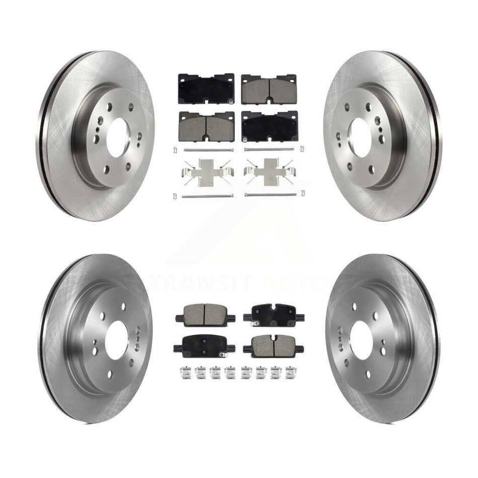 Front Rear Brake Rotor & Ceramic Pad Kit For Chevrolet GMC Silverado 1500 Sierra Yukon XL K8C-103041