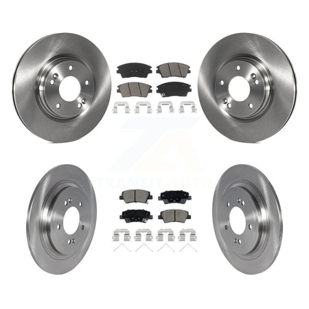Front Rear Disc Brake Rotors And Ceramic Pads Kit For Kia Sportage Hyundai Tucson K8C-103092