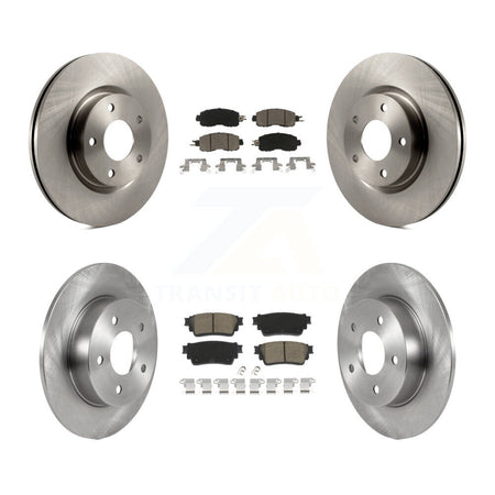 Front Rear Disc Brake Rotor Ceramic Pad Kit For Nissan Altima With Electric Parking K8C-103093