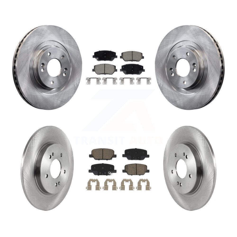 Front Rear Disc Brake Rotors And Ceramic Pads Kit For 2019-2020 Hyundai Santa Fe K8C-103119