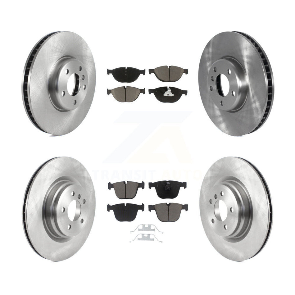 Front Rear Disc Brake Rotors And Ceramic Pads Kit (6Pc) For 2013 BMW ActiveHybrid 7 K8C-103152