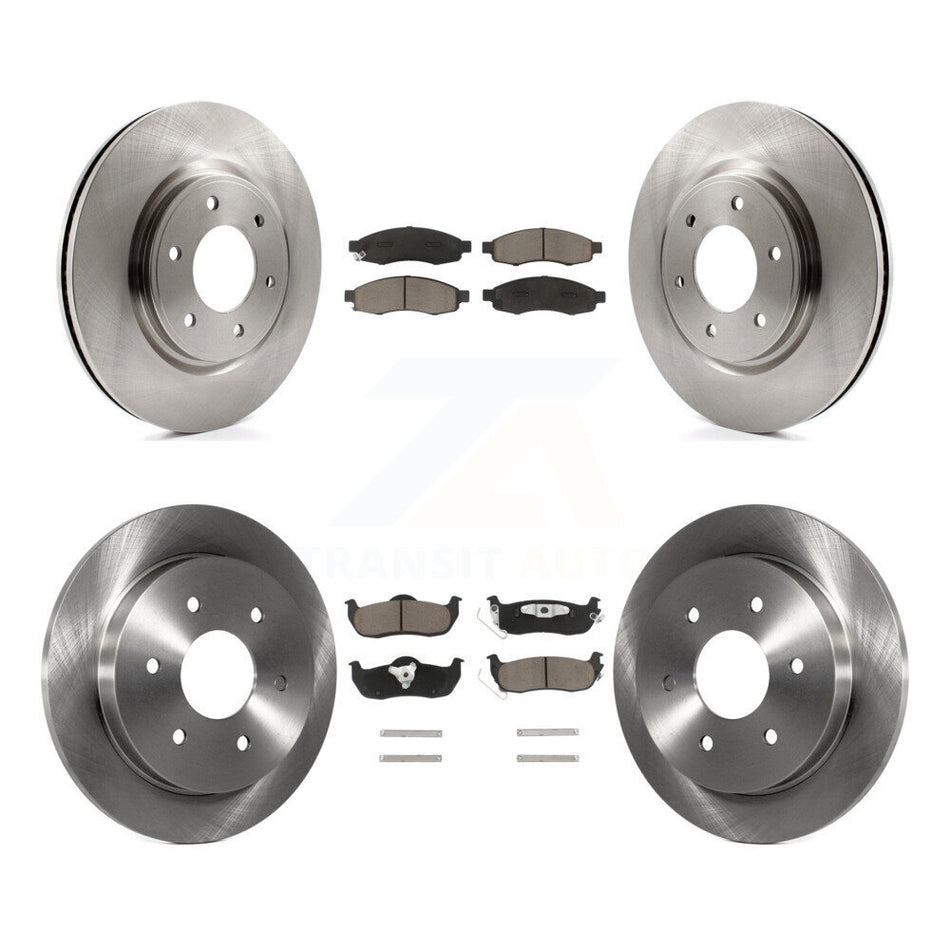 Front Rear Disc Brake Rotors And Ceramic Pads Kit For 2007 Nissan TITAN From 04 07 K8C-103182