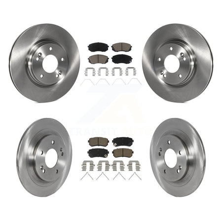 Front Rear Disc Brake Rotors And Ceramic Pads Kit For Hyundai Kona Kia Seltos K8C-103183