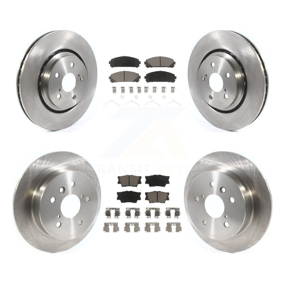 Front Rear Brake Rotors Ceramic Pad Kit For 22 Toyota Camry TRD With Manual Parking K8C-103184