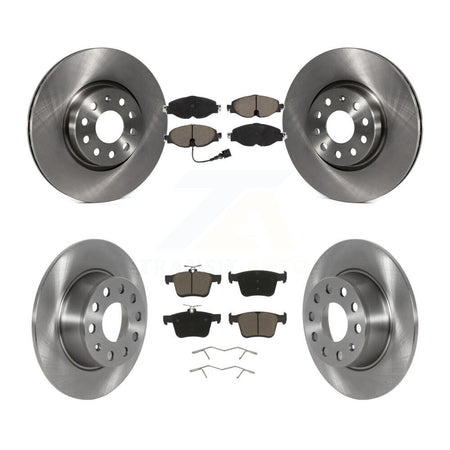 Front Rear Disc Brake Rotors And Ceramic Pads Kit For 2022-2023 Volkswagen Taos FWD K8C-103188