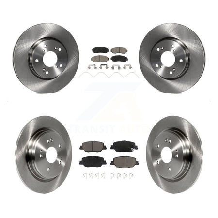 Front Rear Disc Brake Rotors And Ceramic Pads Kit For Honda CR-V K8C-103189