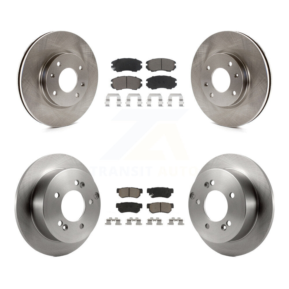 Front Rear Disc Brake Rotors And Ceramic Pads Kit For 2005 Kia Magentis From 10 05 K8C-103196