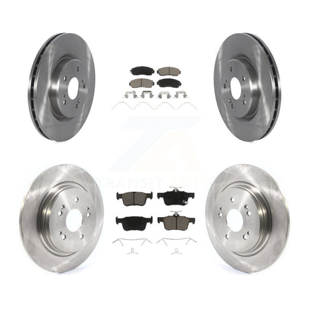 Front Rear Disc Brake Rotors And Ceramic Pads Kit For 2019-2021 Acura RDX K8C-103245