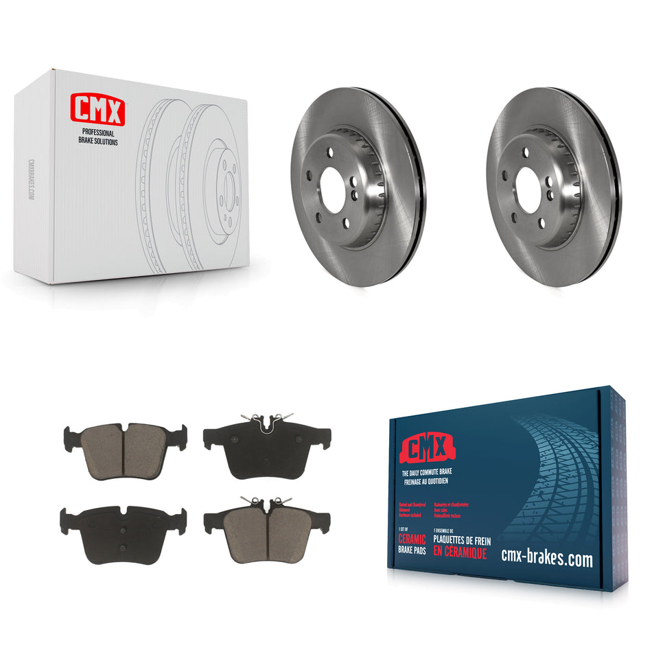 Rear Disc Brake Rotors And Ceramic Pads Kit For Mercedes-Benz C300 C400 C350e K8C-103249