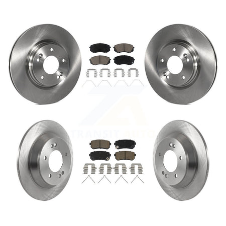 Front Rear Brake Rotor & Ceramic Pad Kit For 18-21 Hyundai Kona Ultimate Limited with FWD K8C-103281