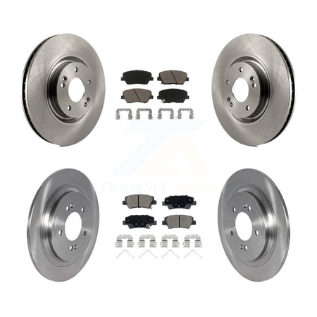 Front Rear Disc Brake Rotors And Ceramic Pads Kit For 2019-2020 Hyundai Nexo K8C-103290