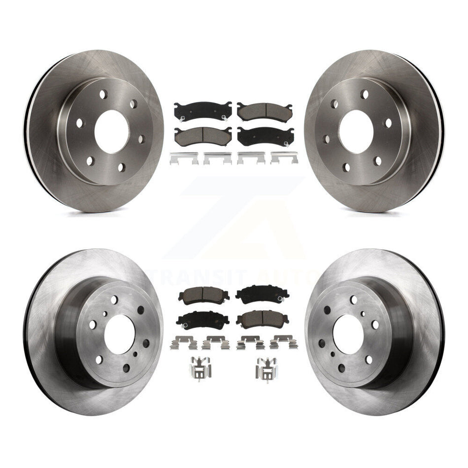 Front Rear Disc Brake Rotors And Ceramic Pads Kit For GMC Sierra 1500 Classic K8C-103293