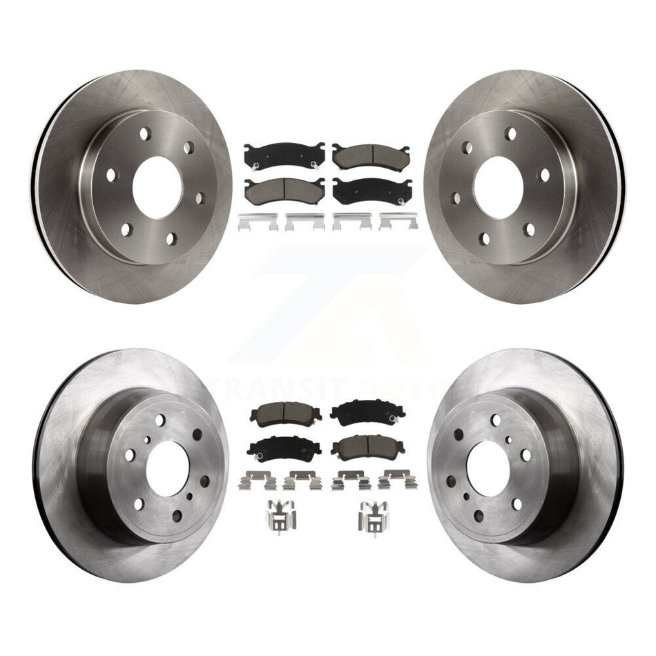 Front Rear Disc Brake Rotors And Ceramic Pads Kit For GMC Sierra 1500 Classic K8C-103293