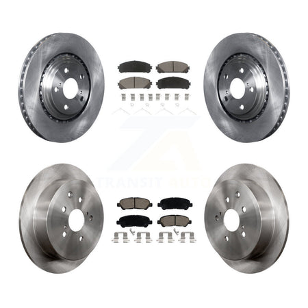 Front Rear Disc Brake Rotors And Ceramic Pads Kit For Toyota Highlander K8C-103296