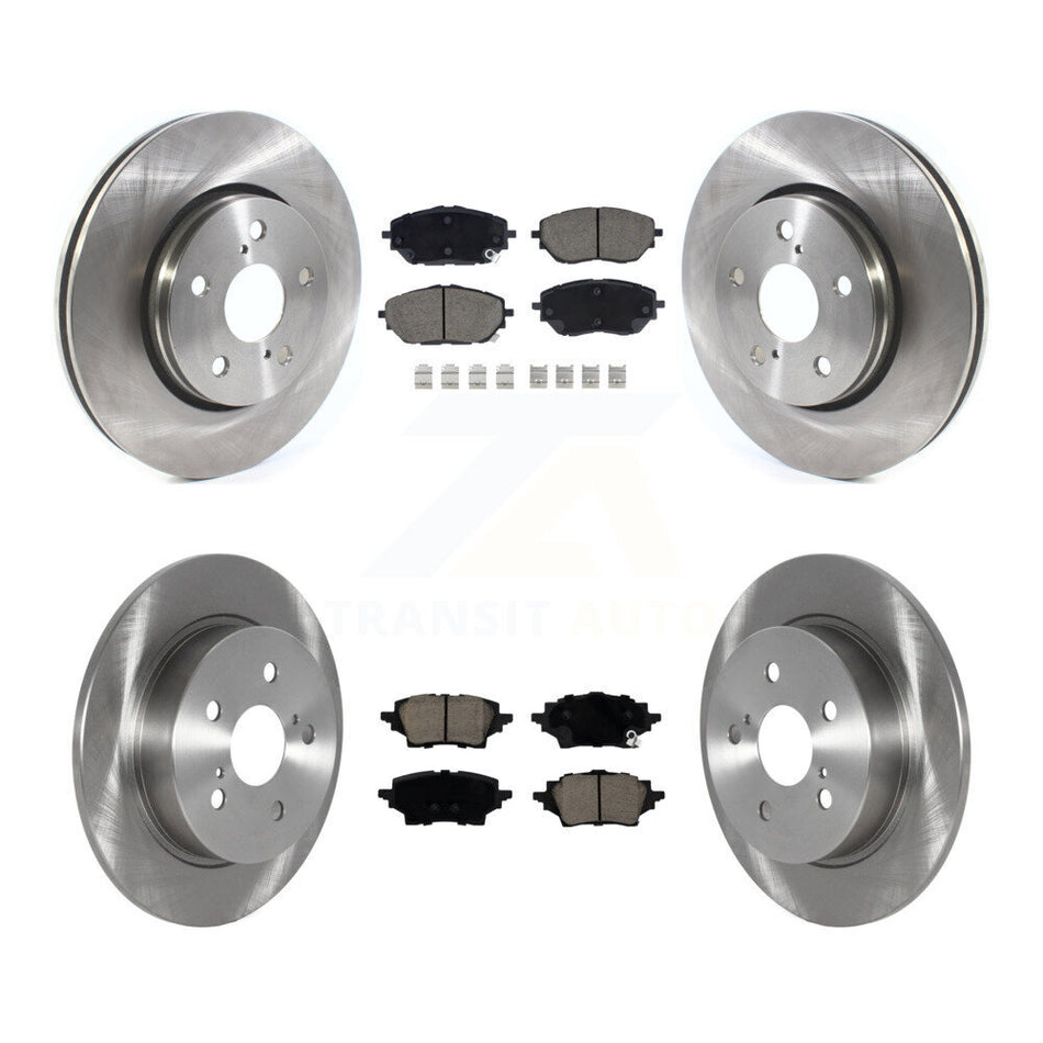 Front Rear Disc Brake Rotors And Ceramic Pads Kit For Toyota C-HR K8C-103299