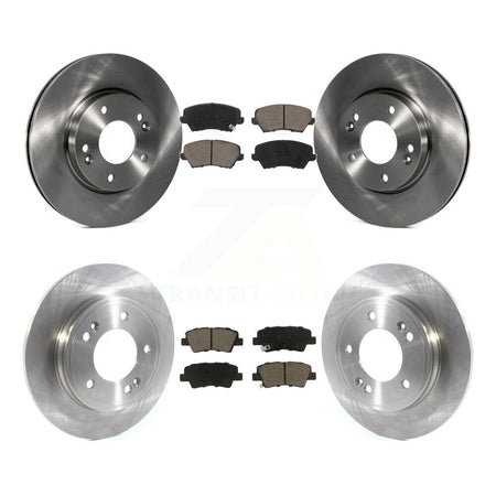 Front Rear Brake Rotor Ceramic Pad Kit For 2019-2021 Hyundai Veloster Naturally Aspirated K8C-103306