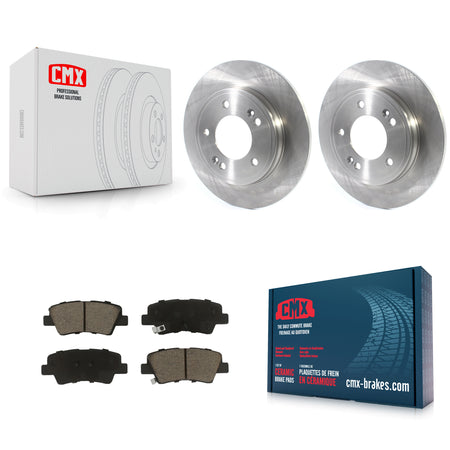 Rear Disc Brake Rotors And Ceramic Pads Kit For Kia Forte Hyundai Veloster Forte5 K8C-103313